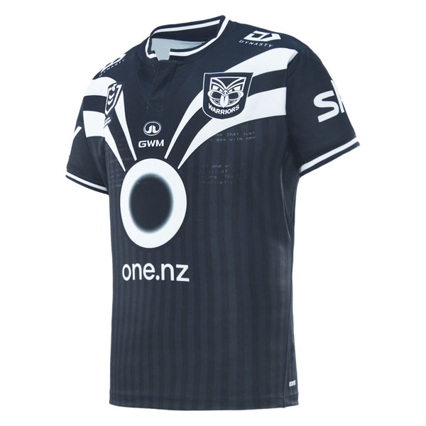 2025 New Zealand Warriors Mens Replica Dear Warrior Jersey - Black