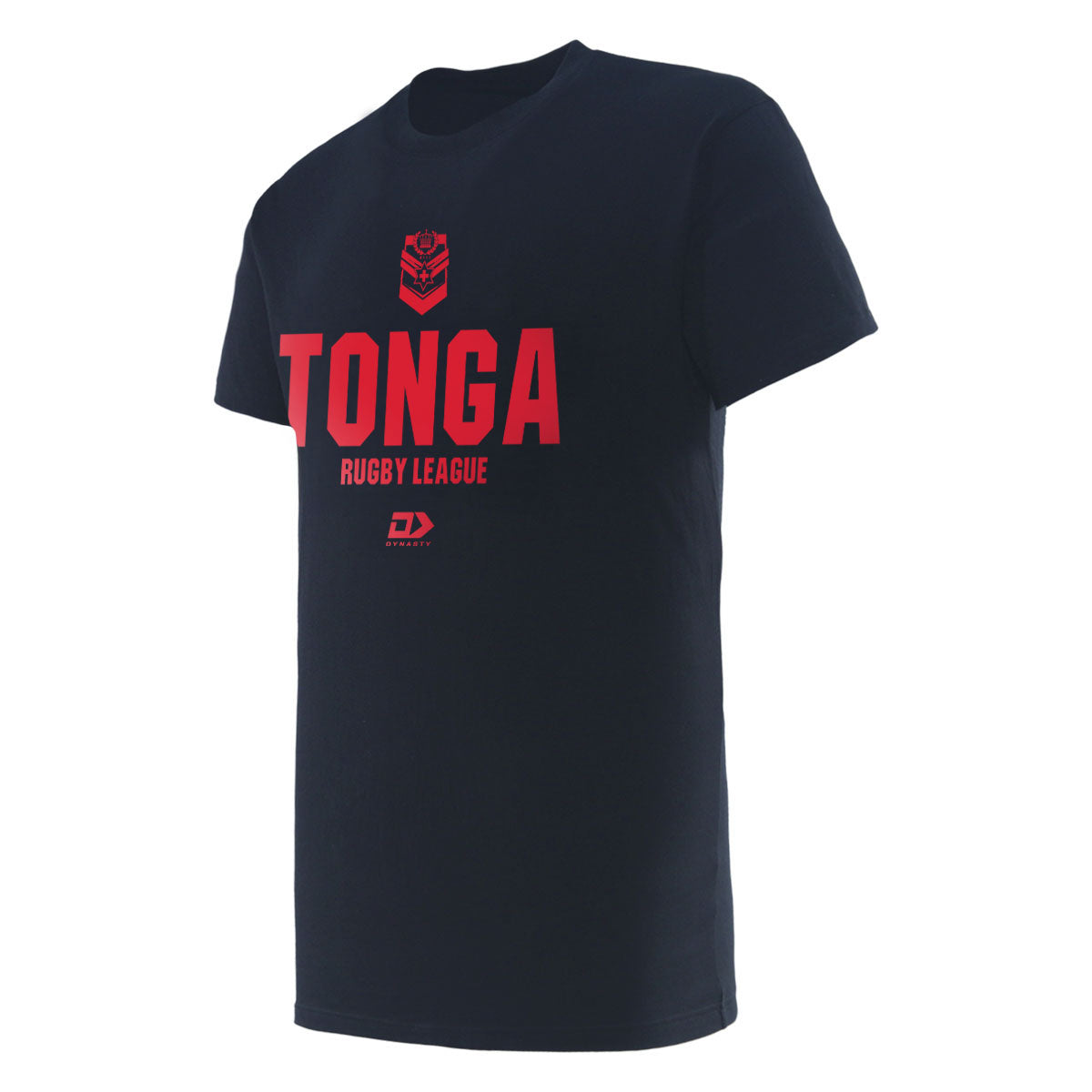 2025 Tonga Rugby League Mens Cotton Graphic Tee - Black