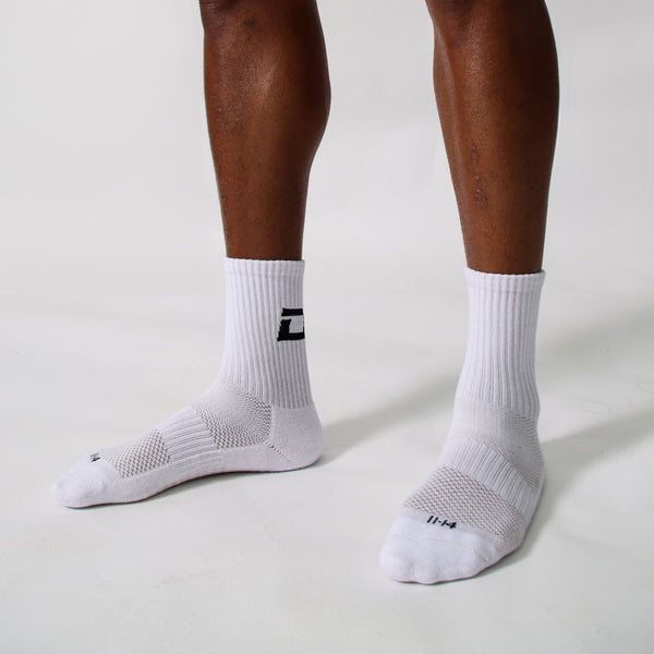 DS White Crew Sock