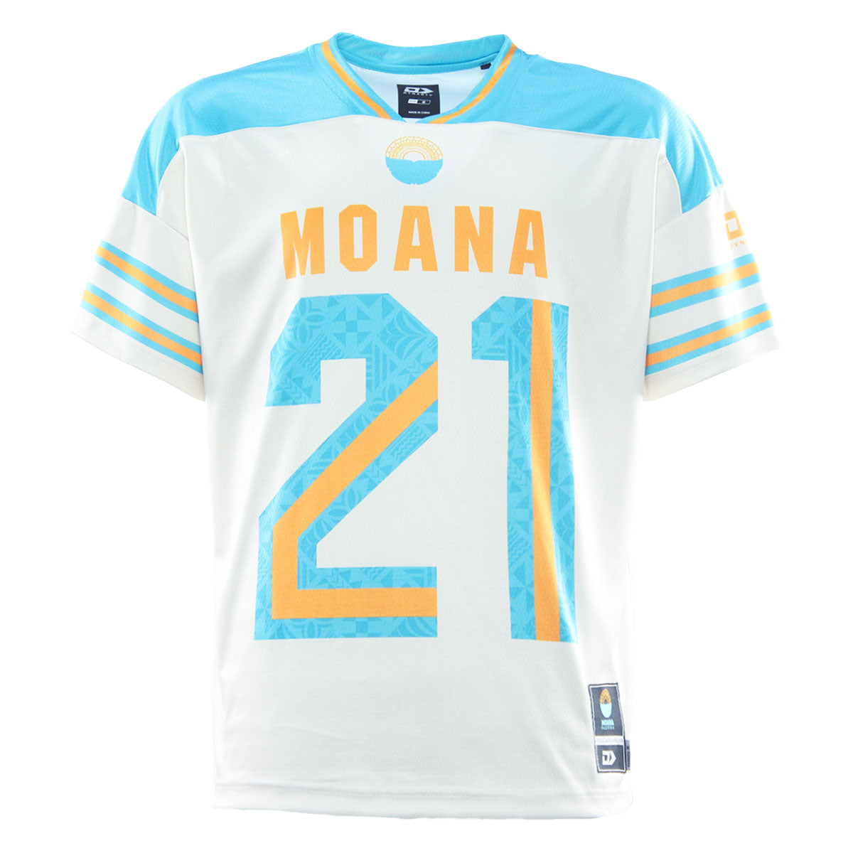 2026 Moana Pasifika Mens Gridiron Tee - Beige