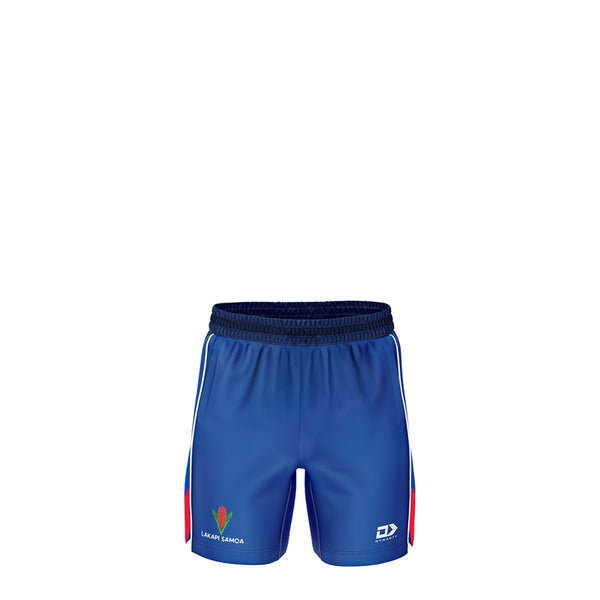 2021 Lakapi Samoa Junior Gym Short - Blue