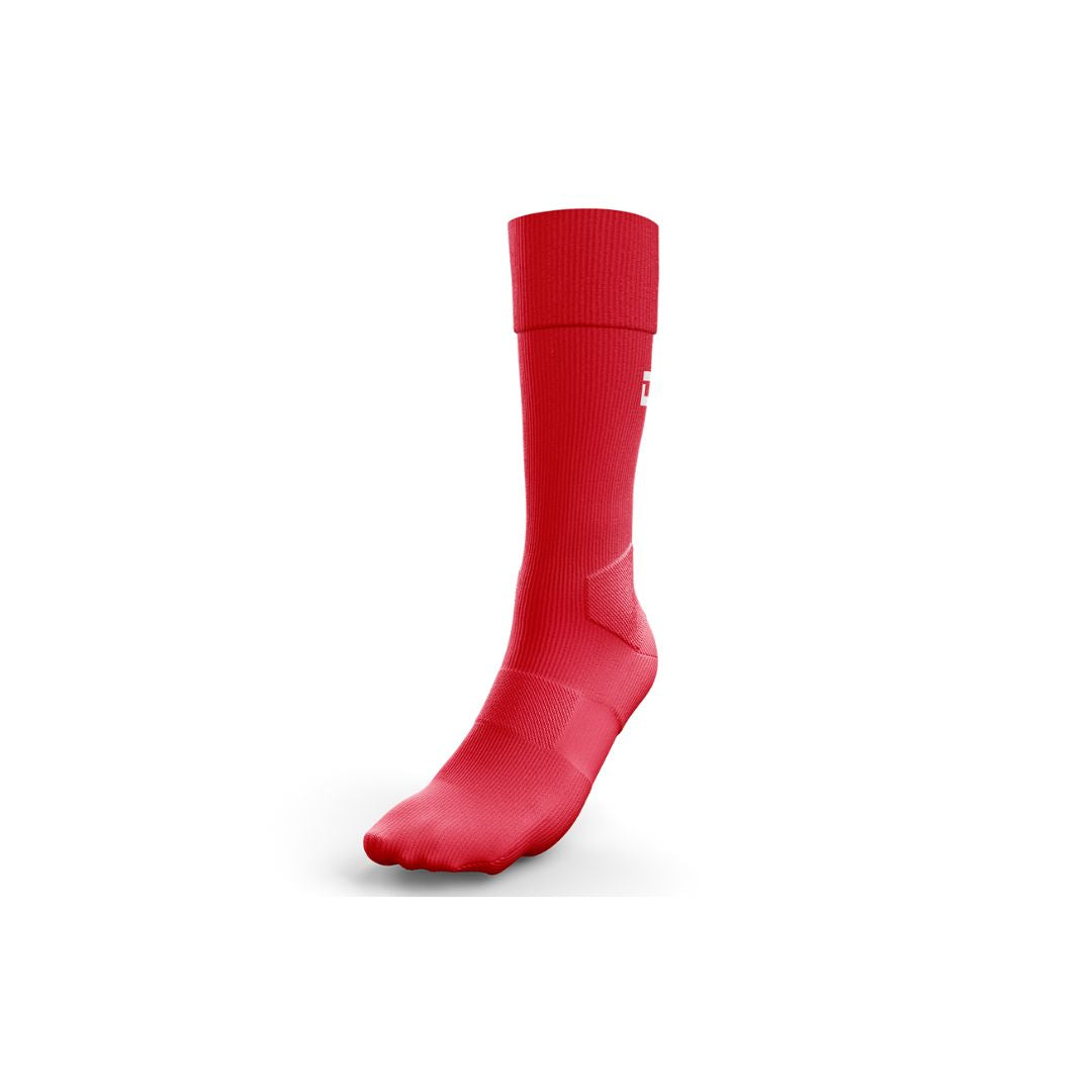 DS Red Turnover Sock