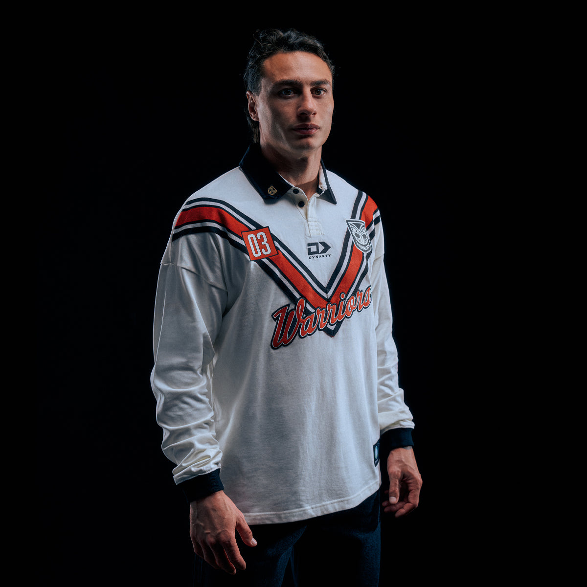 2026 New Zealand Warriors Adults 03 Fauxback Jersey