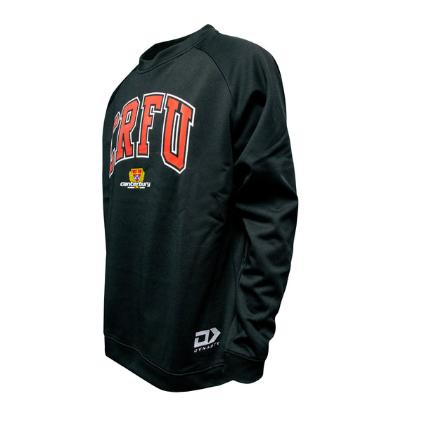 2023 Canterbury Rugby Mens Black Pullover Sweater-LEFT