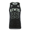 New Zealand Kiwis Adults Basketball Singlet - Green