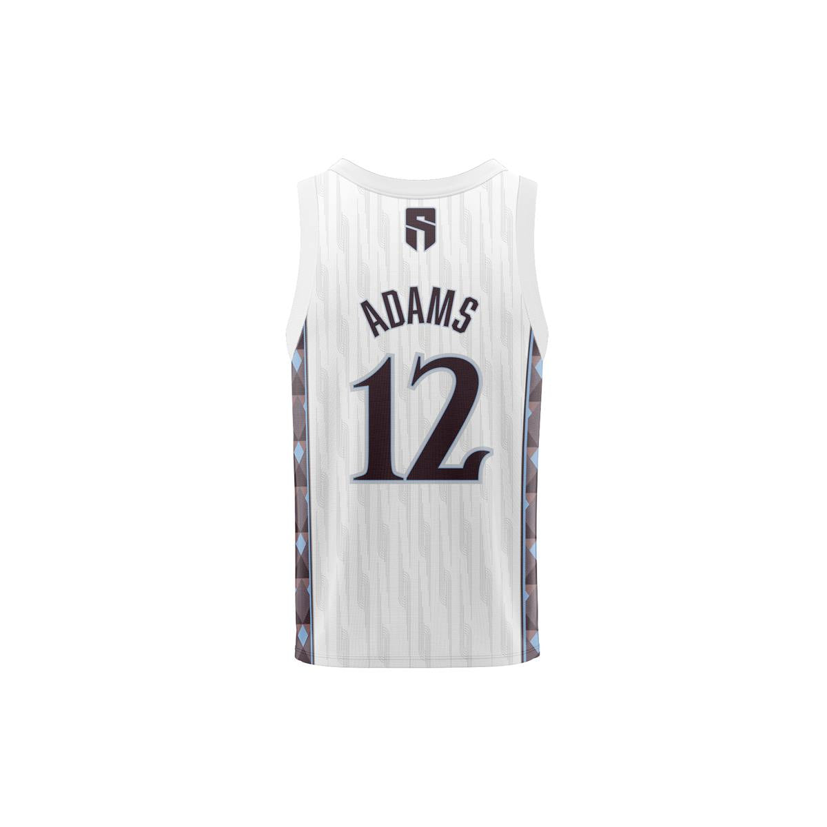 Steven Adams x Dynasty Junior Basketball Singlet - White