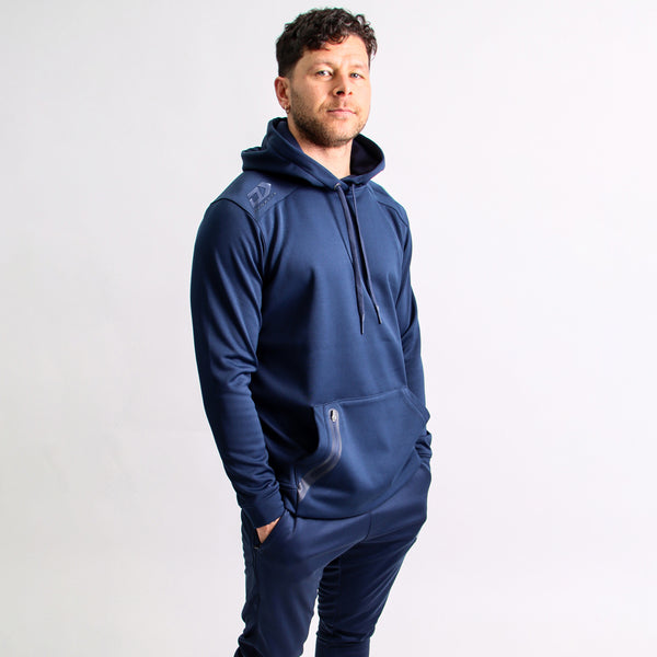 DS Mens Navy Performance Hoodie
