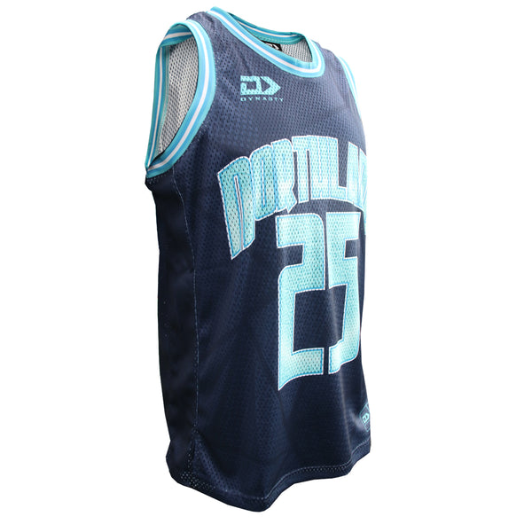 2025 Northland Rugby Junior Basketball Singlet - Navy