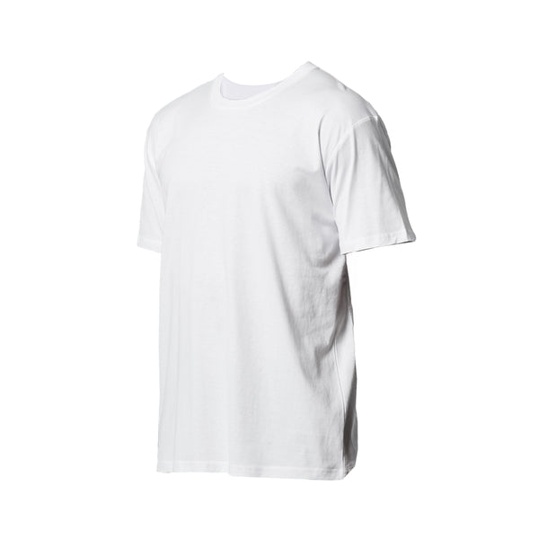 DS Adult White Cotton Tee