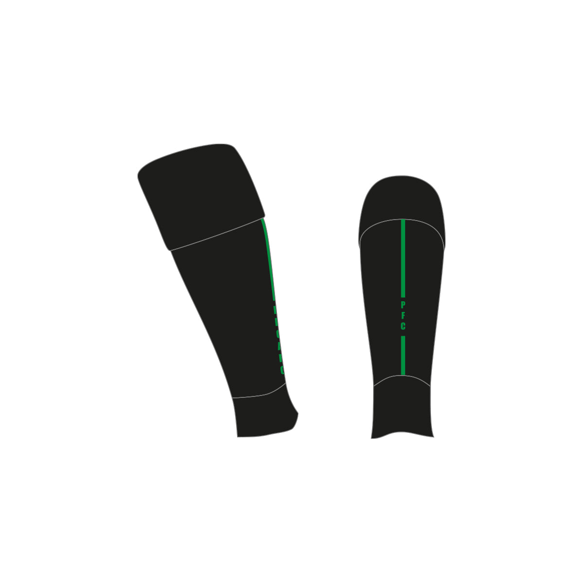 PFC Footless Sock - BLK