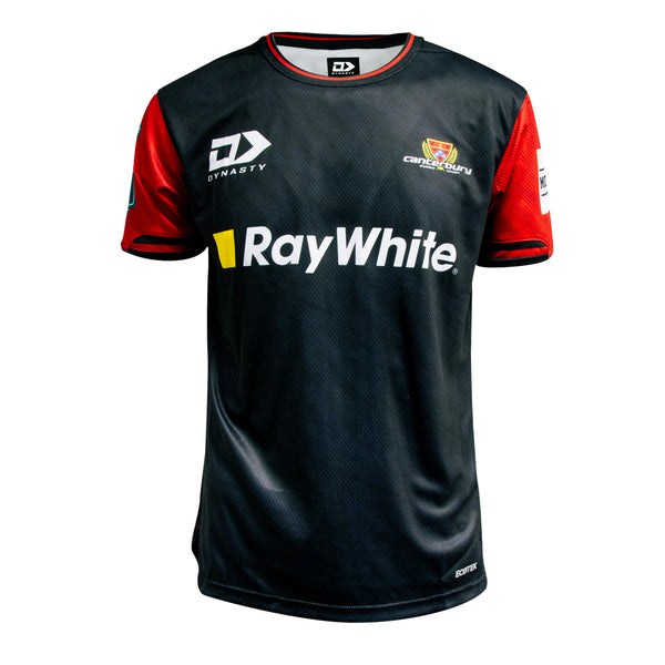 2023 Canterbury Rugby Mens Black Training Tee-FRONT