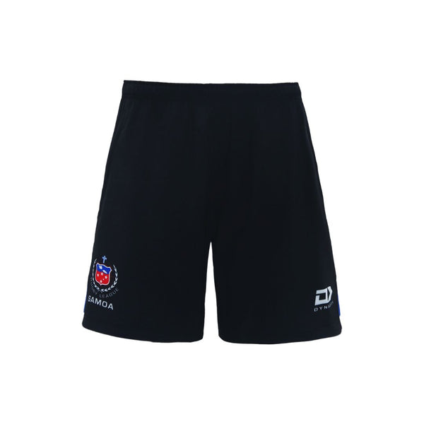 2023 Toa Samoa Rugby League Mens Black Gym Shorts-FRONT