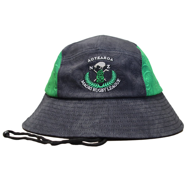 2025 New Zealand Māori Rugby League Mens Bucket Hat - Green