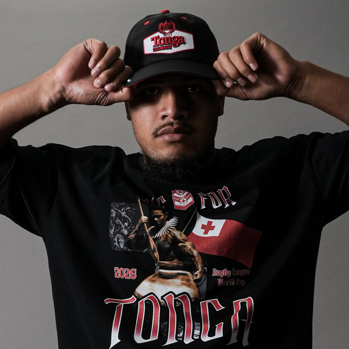 Tonga Adults Nylon Cap - Black