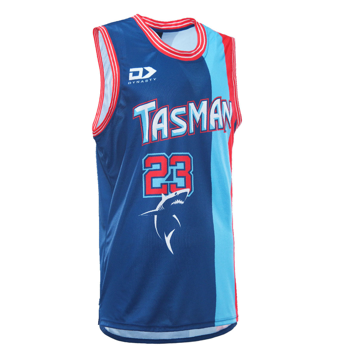 2023 Tasman Mako Mens Basketball Singlet