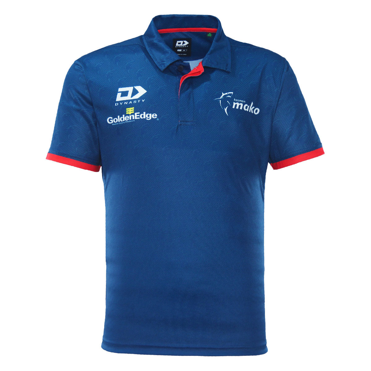 2023 Tasman Mako Mens Media Polo-FRONT