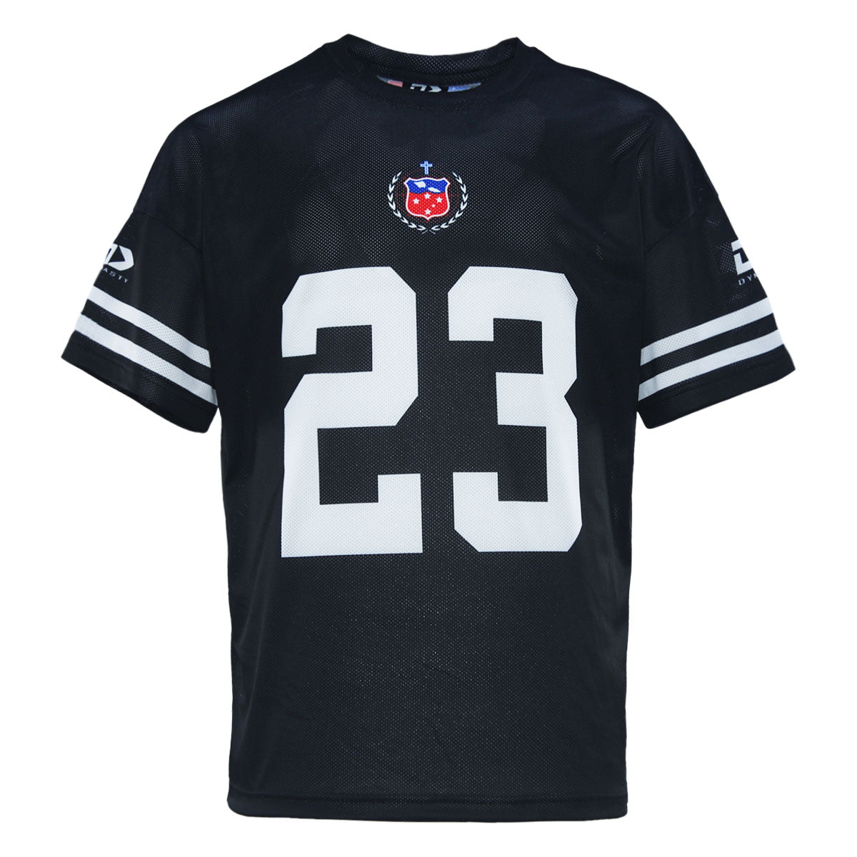 2023 Toa Samoa Rugby League Mens Black Oversized Tee-FRONT