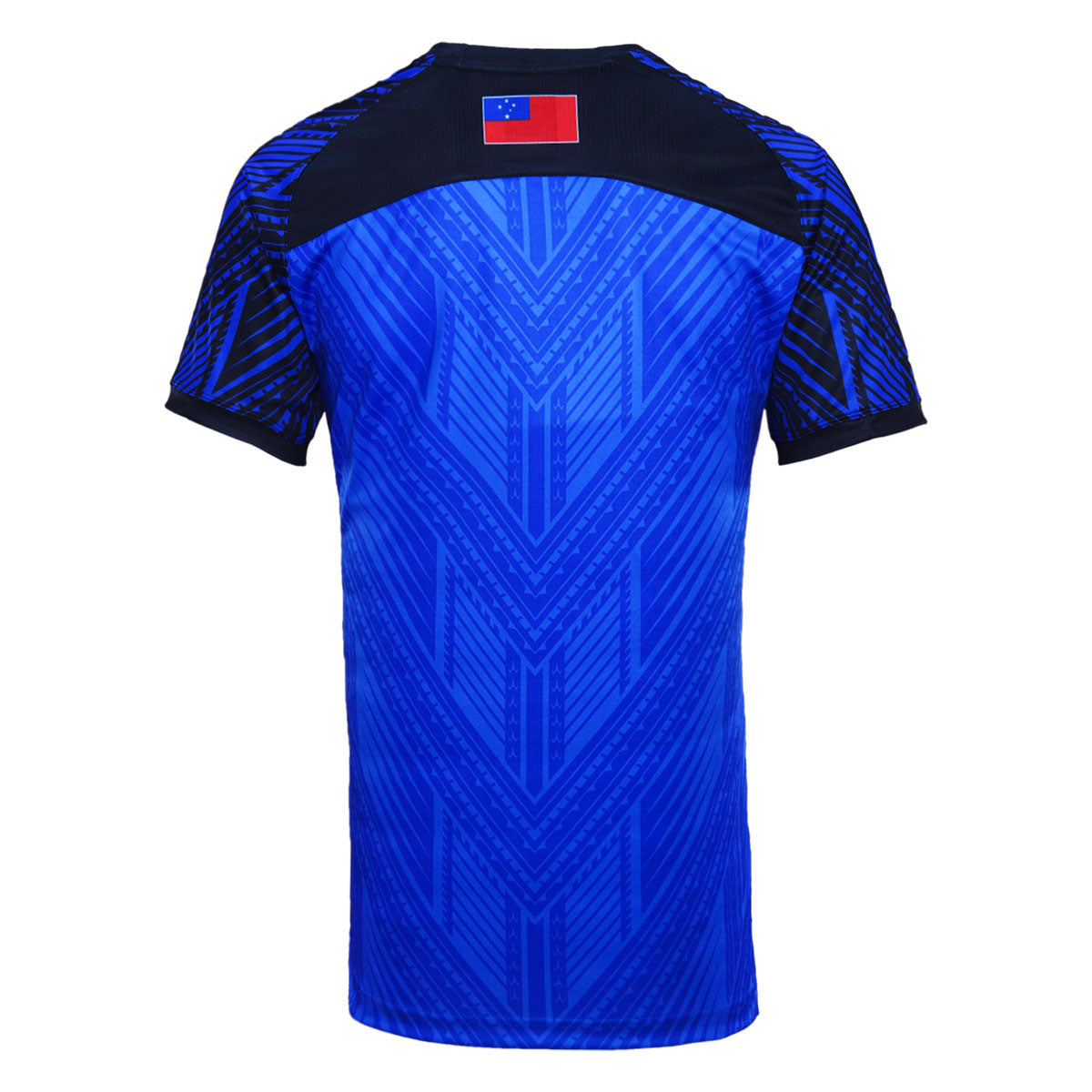 2023 Toa Samoa Rugby League Mens Blue Training Tee-BACK