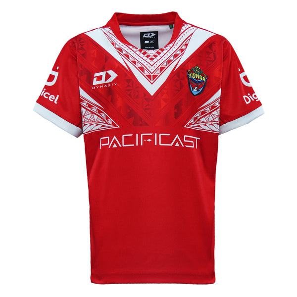 2023 Tonga Rugby League Junior Replica Home Jersey-FRONT