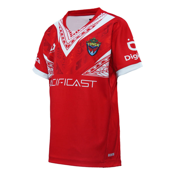 2023 Tonga Rugby League Junior Replica Home Jersey-LEFT