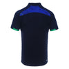 2024 New Zealand Warriors Mens Navy/Blue Media Polo-BACK