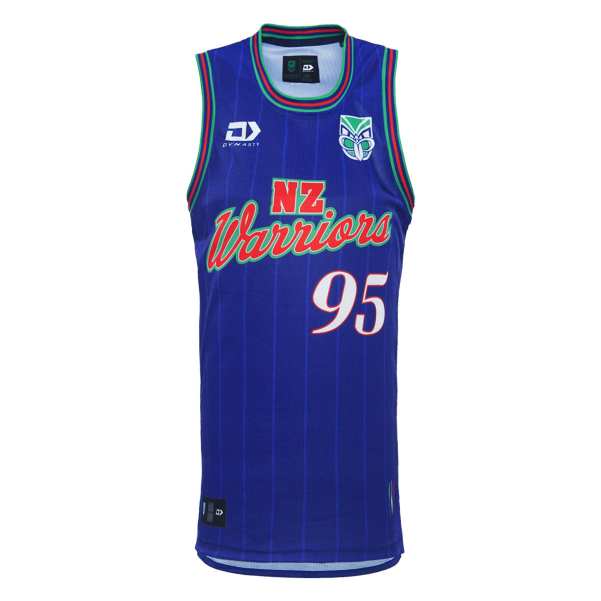 2024 New Zealand Warriors Junior Basketball Singlet-front