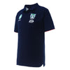 2024 New Zealand Warriors Mens Navy Media Polo-LEFT