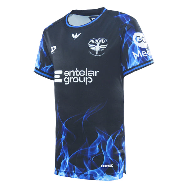 25/26 Wellington Phoenix Adults Walkout Tee - Black