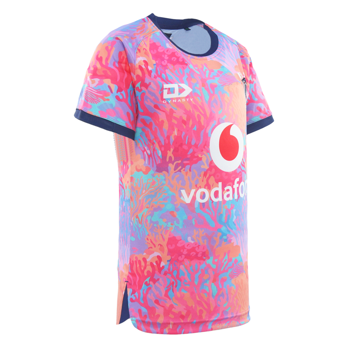 2025 Fiji Bati Mens Warm Up Tee - Coral