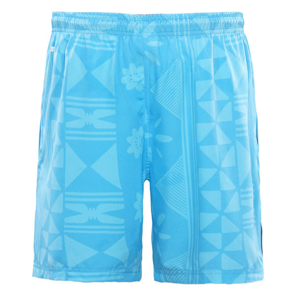 2025 Fiji Bati Mens Gym Shorts - Blue