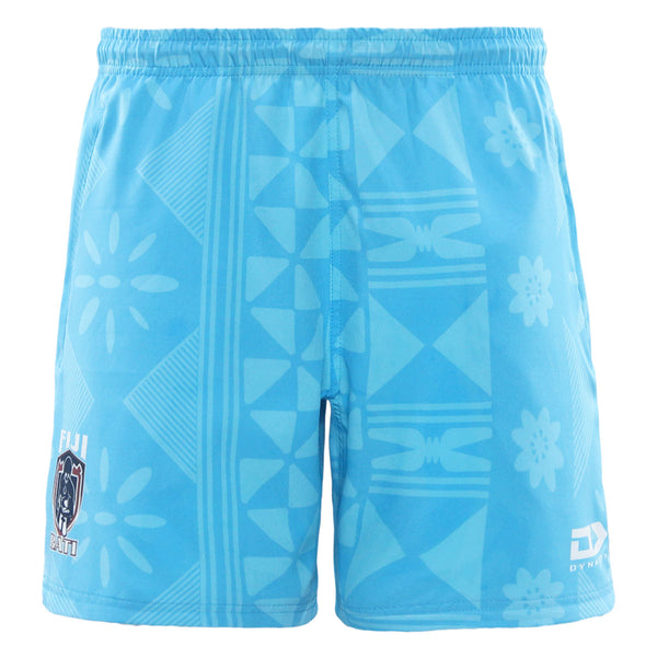2025 Fiji Bati Mens Gym Shorts - Blue