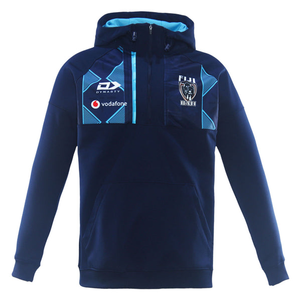 2025 Fiji Bati Mens Qtr Zip Hoodie - Navy