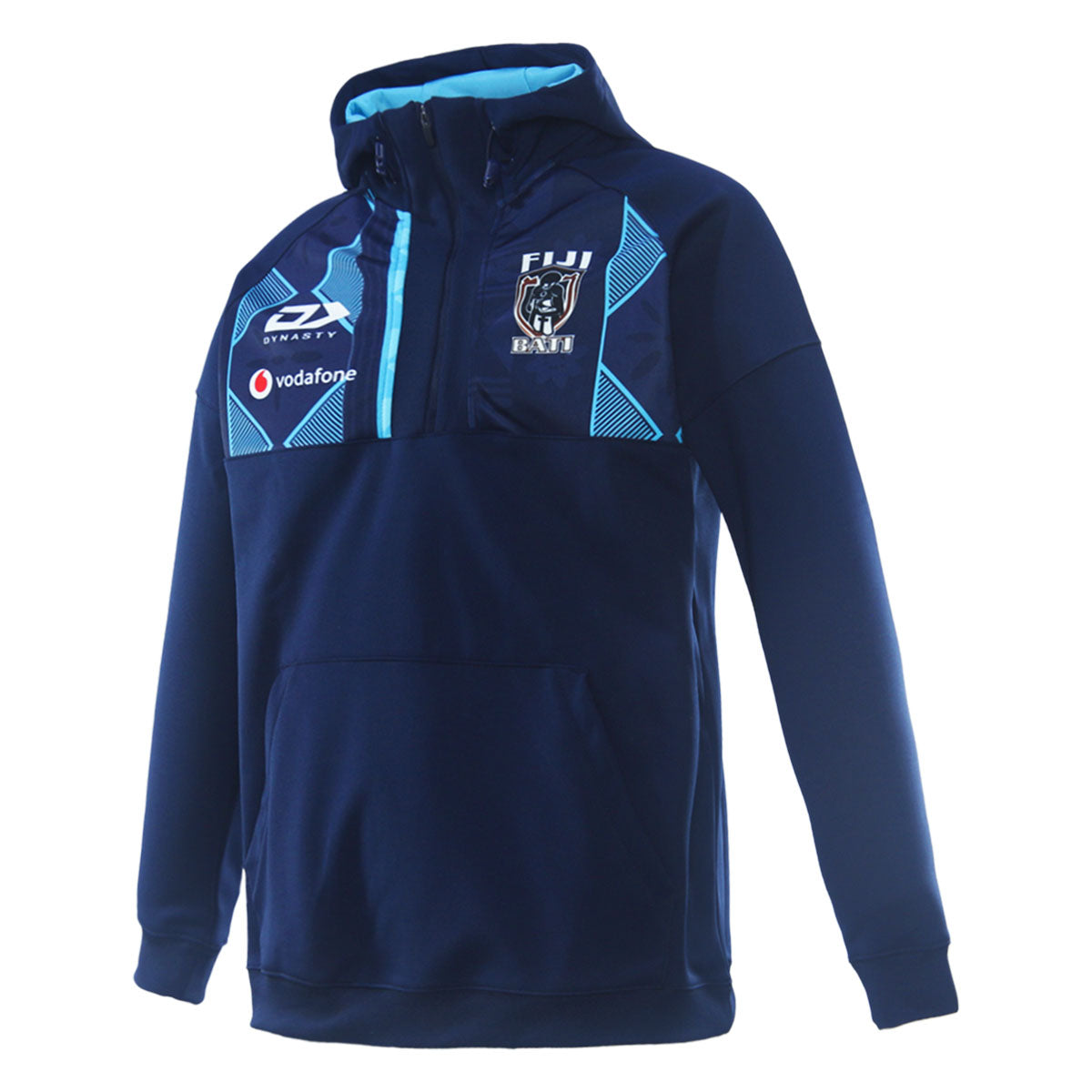 2025 Fiji Bati Mens Qtr Zip Hoodie - Navy