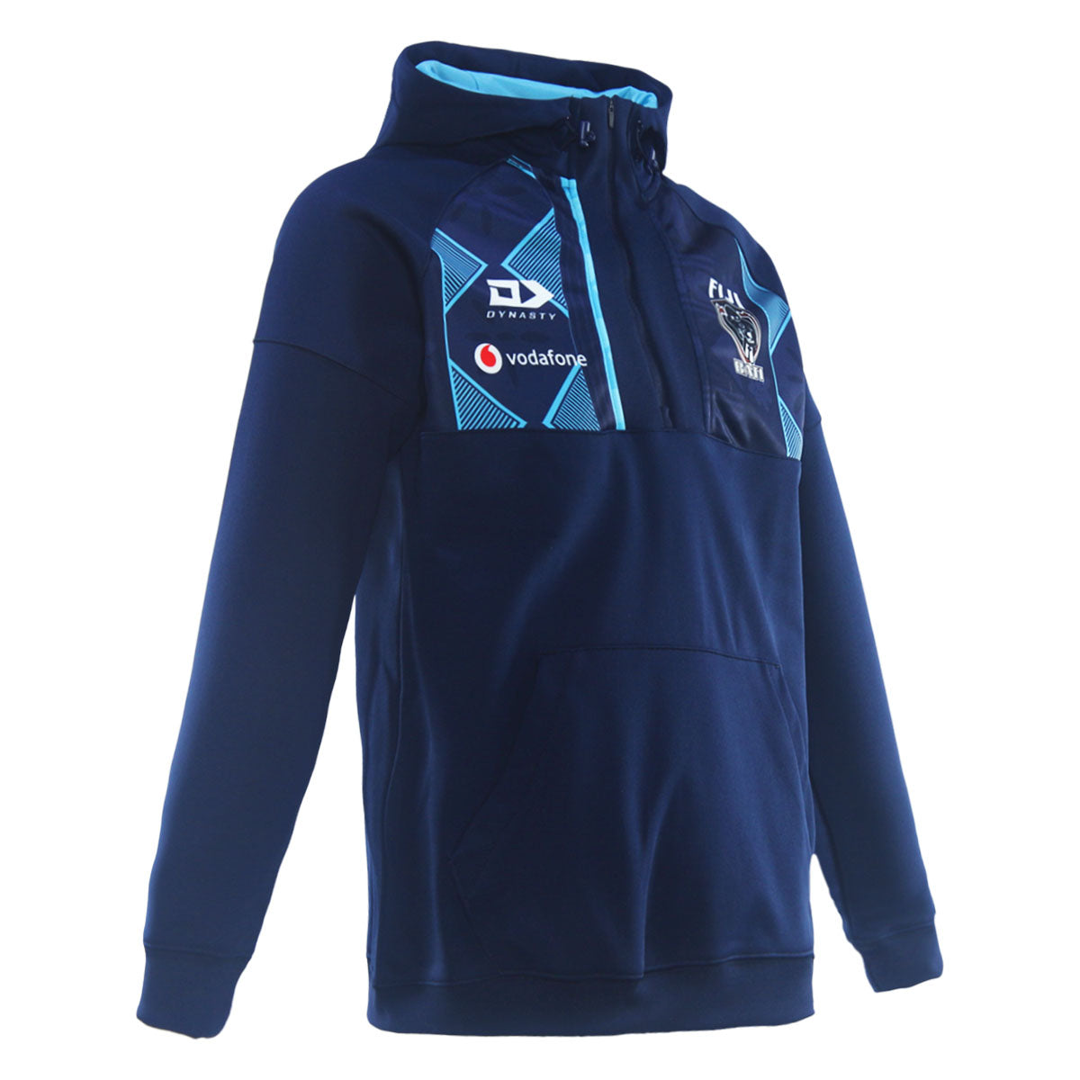 2025 Fiji Bati Mens Qtr Zip Hoodie - Navy