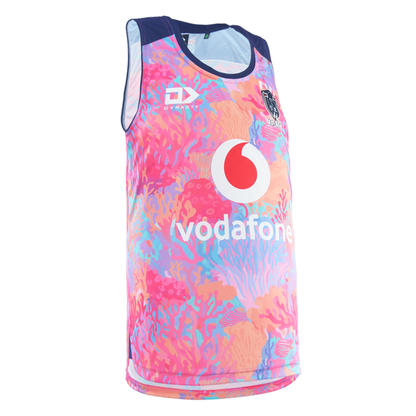 2025 Fiji Bati Mens Training Singlet - Coral