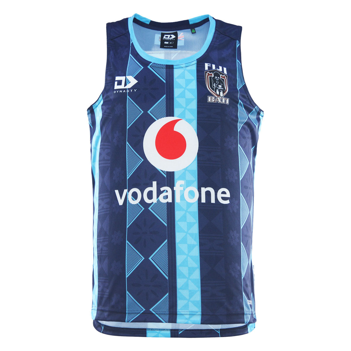 2025 Fiji Bati Mens Training Singlet - Navy