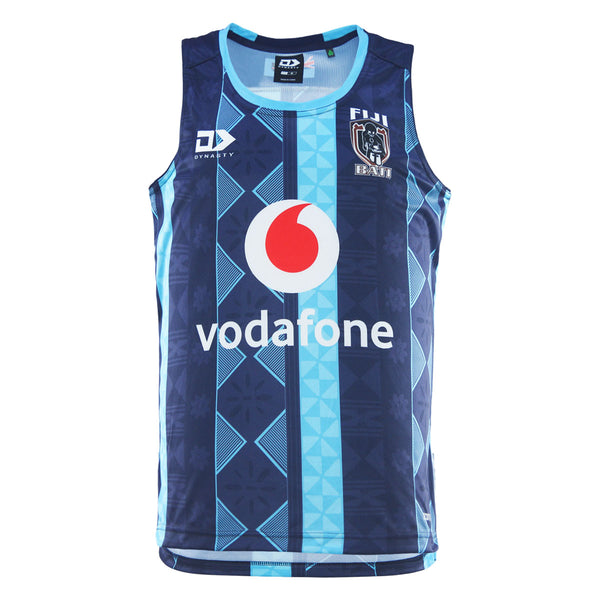 2025 Fiji Bati Mens Training Singlet - Navy