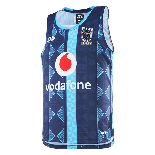 2025 Fiji Bati Mens Training Singlet - Navy
