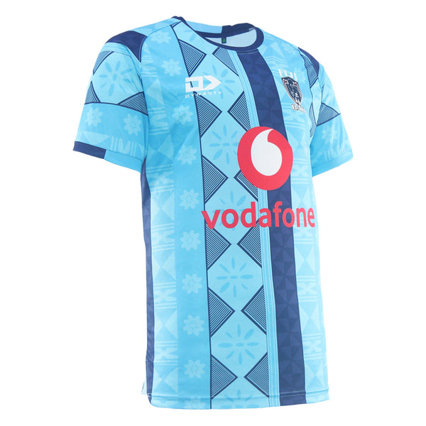 2025 Fiji Bati Mens Training Tee - Blue