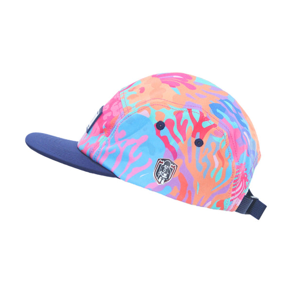 2025 Fiji Bati 5 Panel Hat - Coral