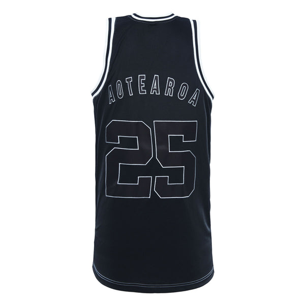 2025 Kiwis Mens Basketball Singlet - Black