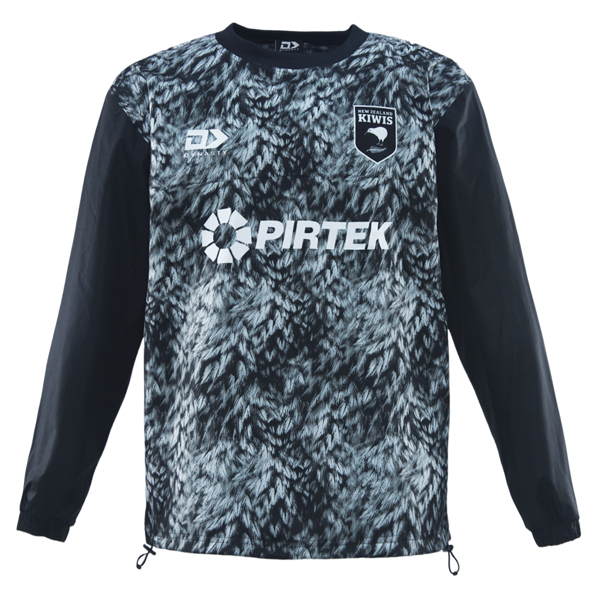 2025 Kiwis Mens Wet Weather Pullover Jacket - Black