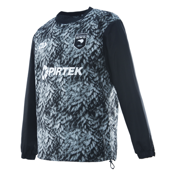 2025 Kiwis Mens Wet Weather Pullover Jacket - Black