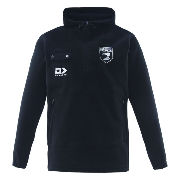 2025 Kiwis Mens Microfleece Quarter Zip Jacket - Black