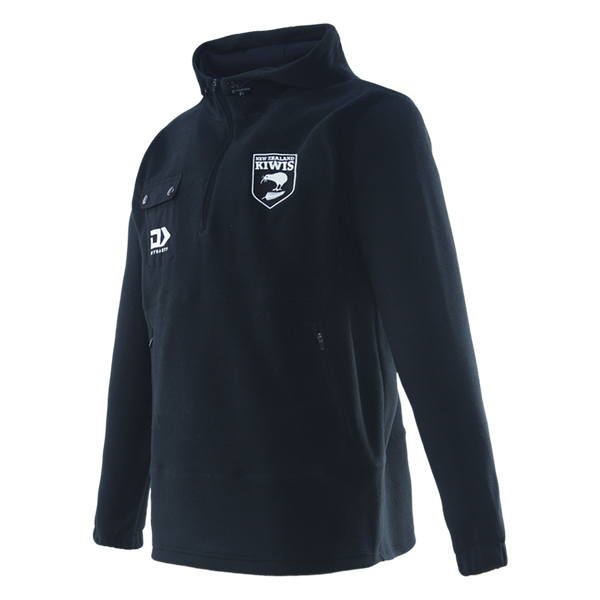 2025 Kiwis Mens Microfleece Quarter Zip Jacket - Black