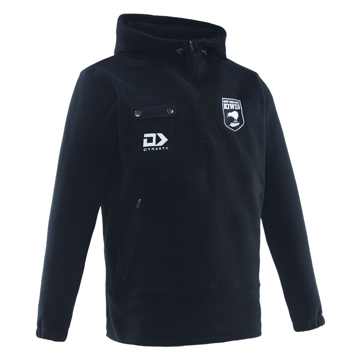 2025 Kiwis Mens Microfleece Quarter Zip Jacket - Black