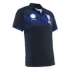 2025 New Zealand Warriors Mens Black Sand Media Polo