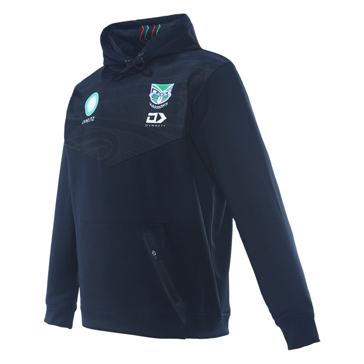 2025 New Zealand Warriors Mens Indigenous Pullover Hoodie - Black