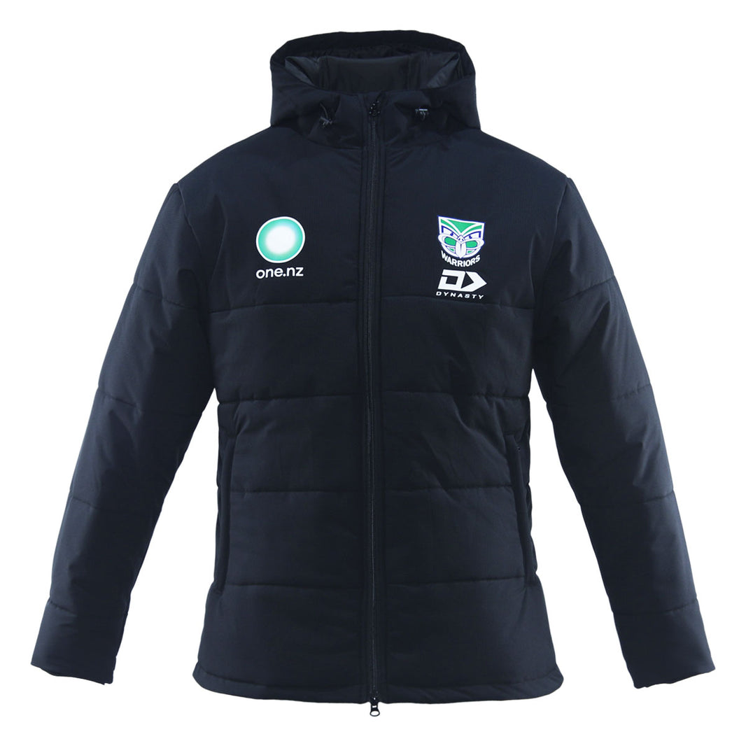 2025 NZ Warriors Mens Winter Jacket Black