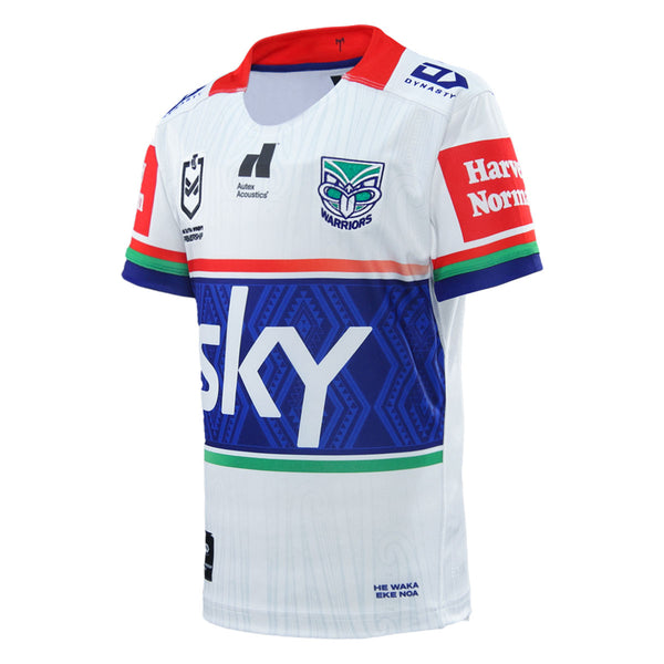 2025 NZ Warriors NRLW Junior Replica Away Jersey - White